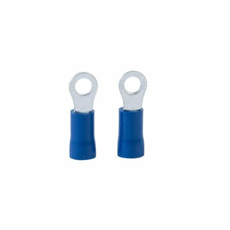 ACOUSTIC 16-14 AWG Insulated Ring Terminal, Blue, 10PK AC3327977